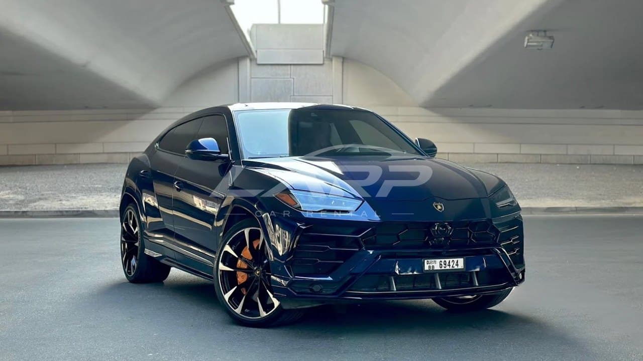 Lamborghini Urus 2021 (Blue) 2021 in Blu Astraeus — Dubai