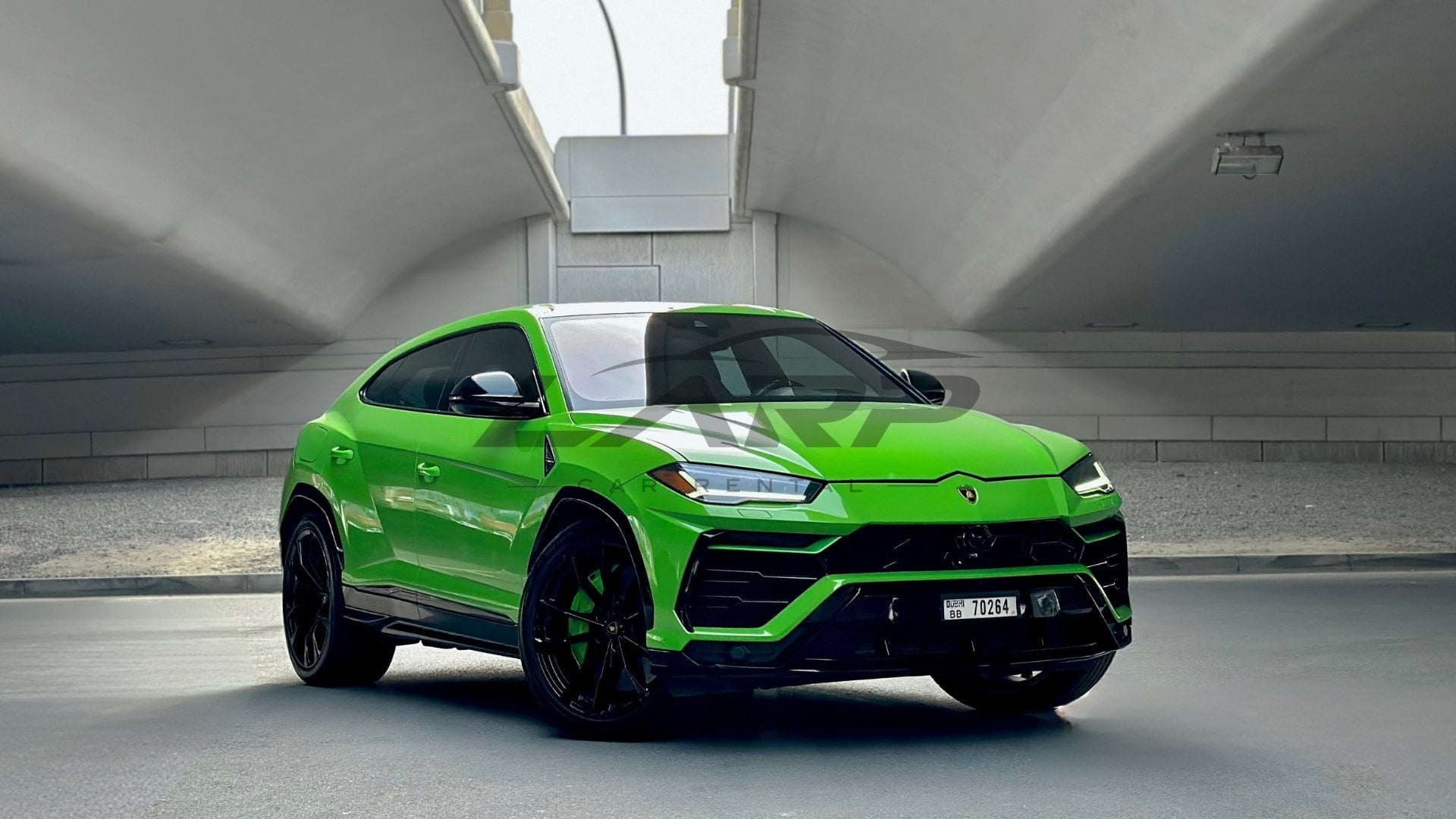 Lamborghini Urus 2022 (Verde Mantis) 2022 in Verde Mantis green — Dubai