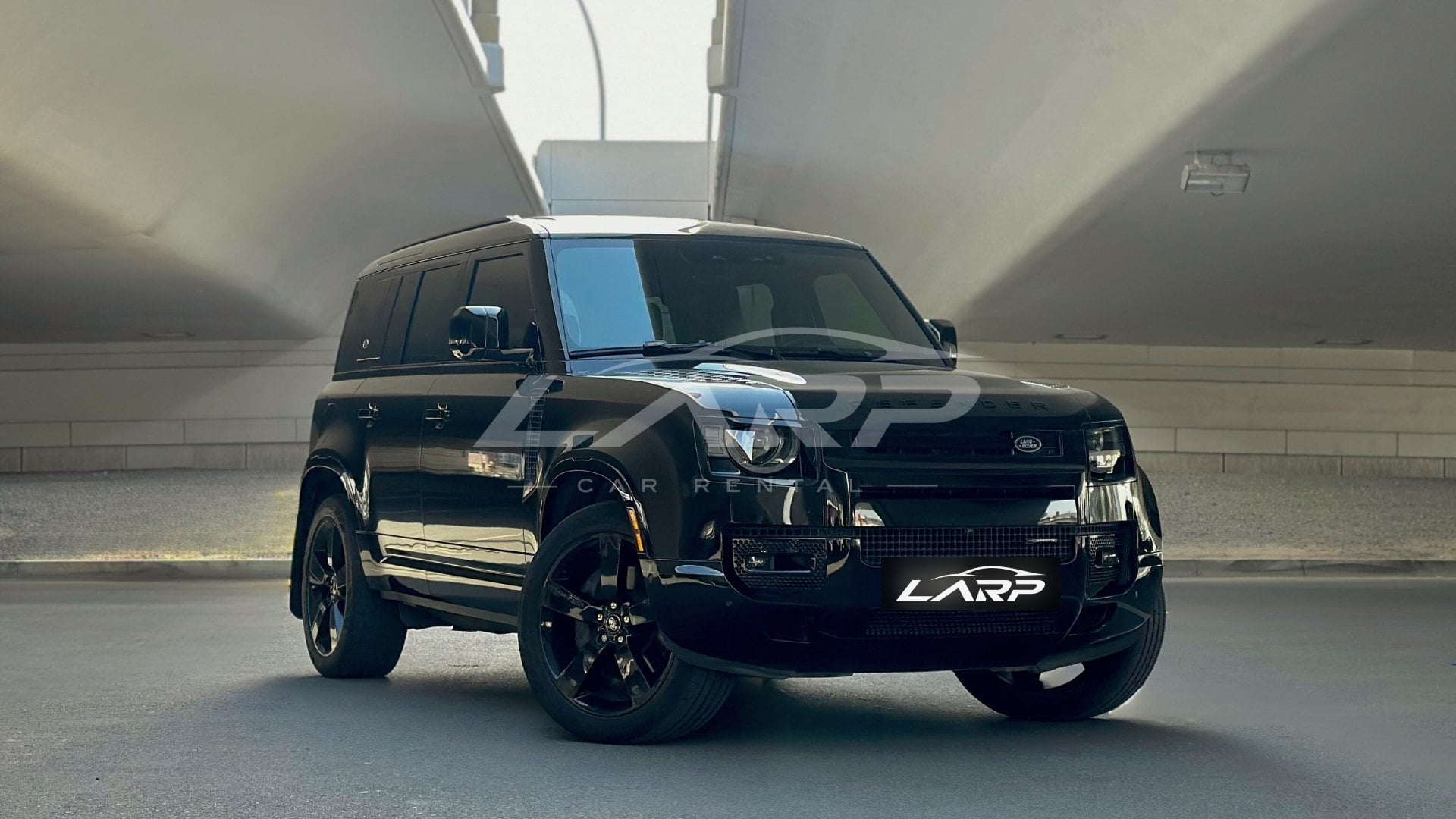 Land Rover Defender 110 2023 (Black) 2023 in Santorini Black — Dubai