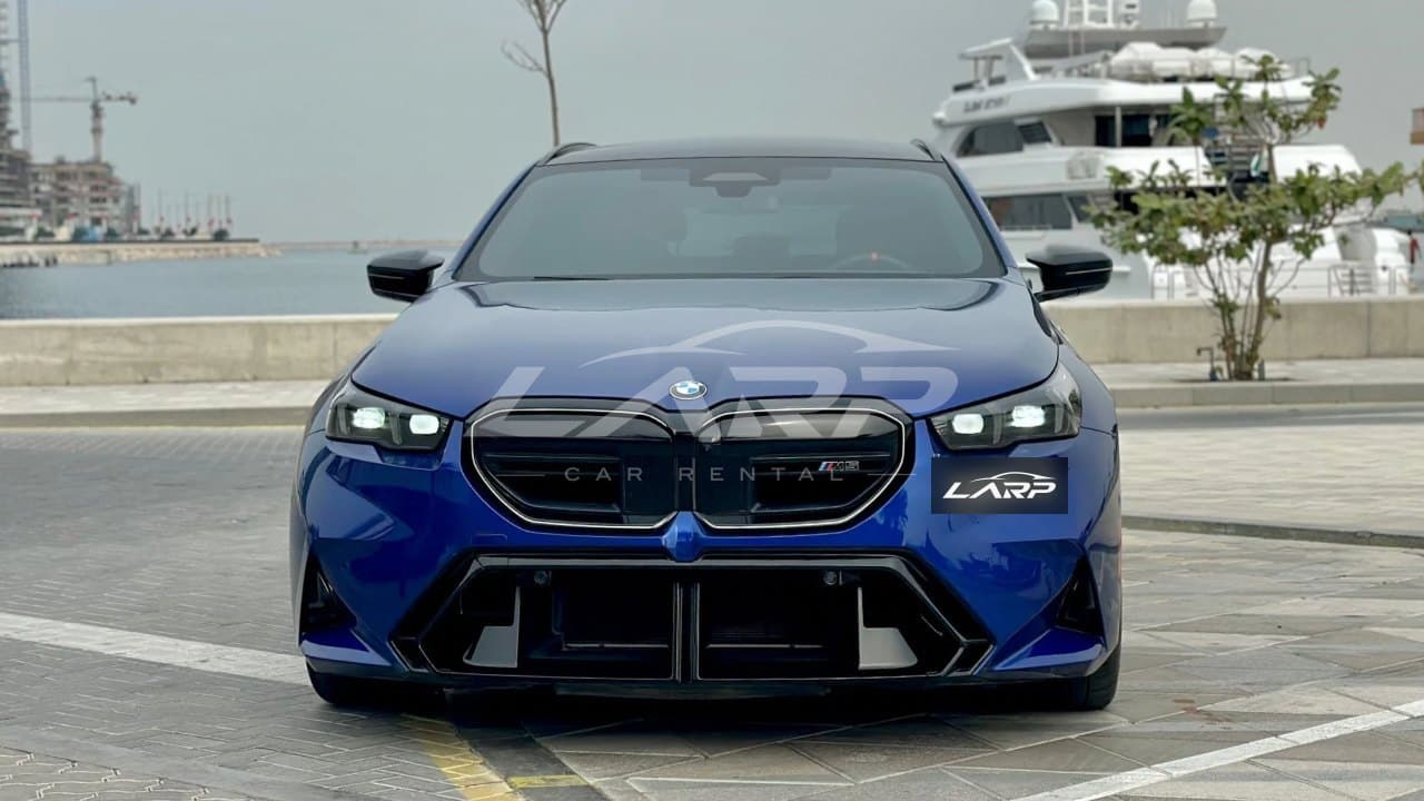 BMW M5 (2025) 2025 in Marina Bay Blue — Dubai