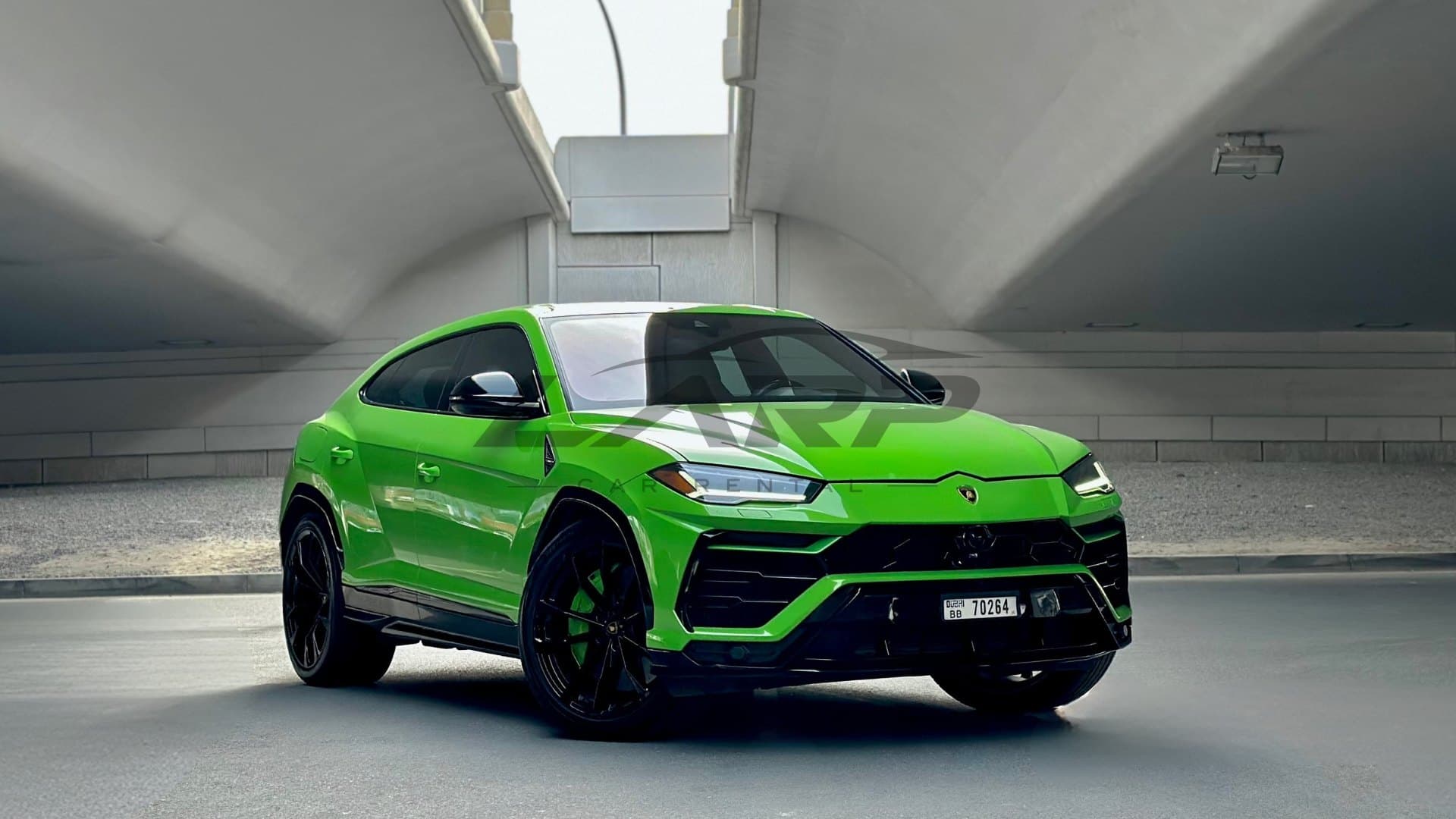 Lamborghini Urus 2022 (Verde Mantis) 2022 in Verde Mantis green — Dubai